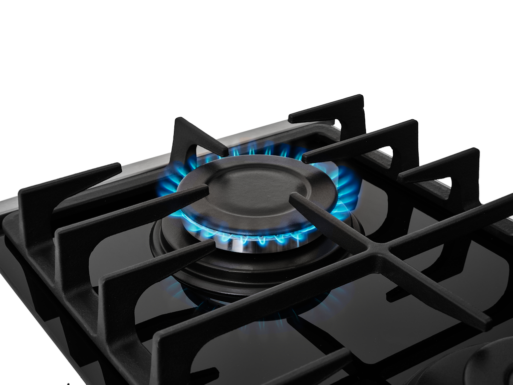 Cooktop a Gás Fischer 2 Bocas Platinium Trempe em Ferro Fundido 33795-92120 Vidro Preto Bivolt
