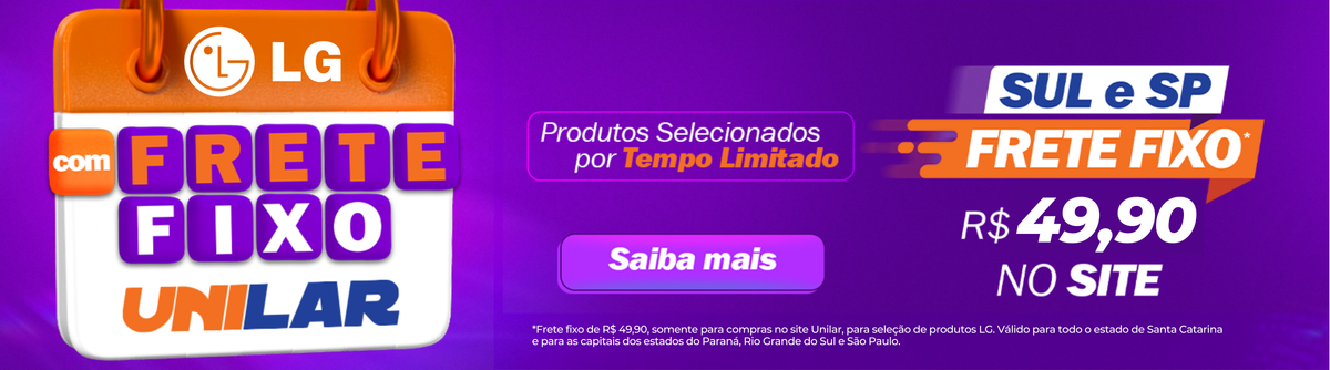 Seleção LG Frete Fixo R$ 49,90